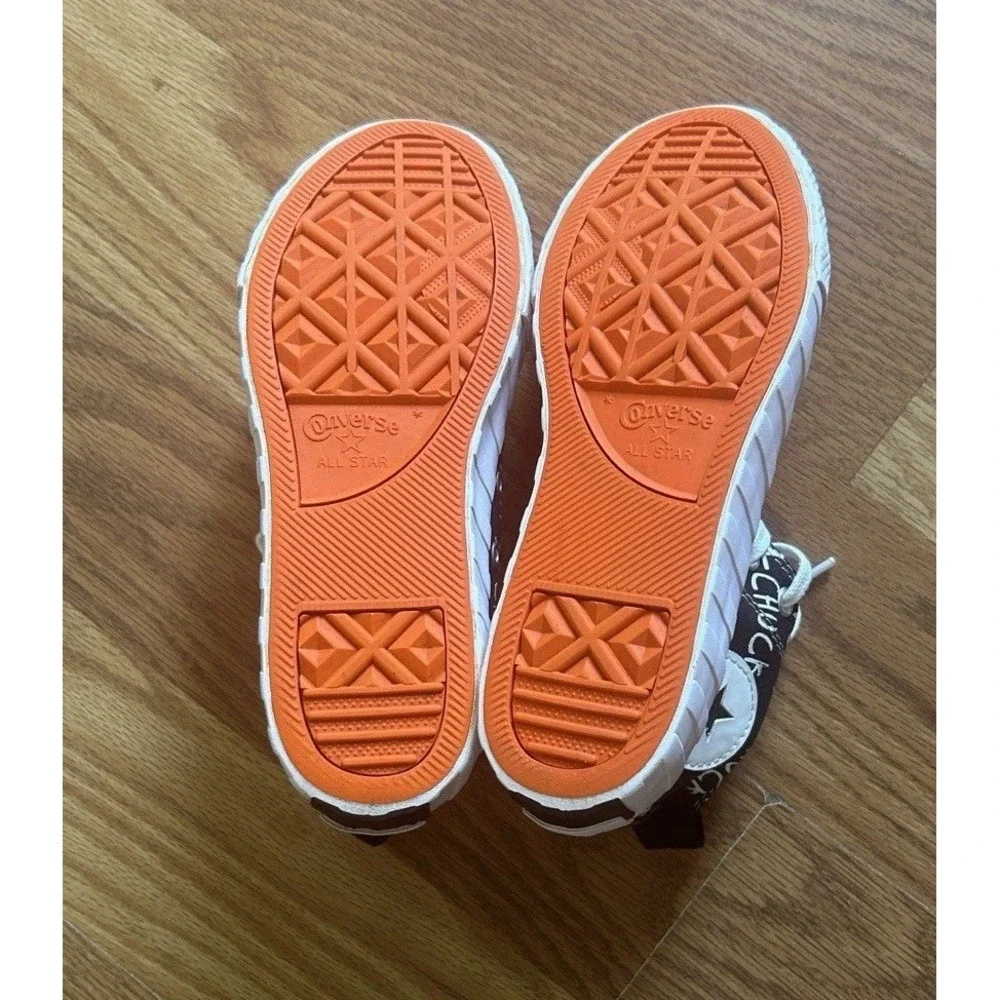 Converse Not a Chuck Kids' High-Top Sneakers with Orange Accents Size 3 Preowned